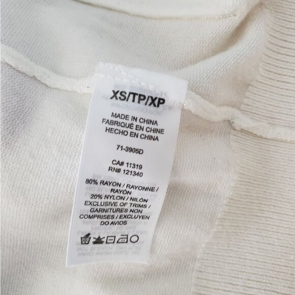 Dynamite White Cardigan XS - Picture 11 of 12